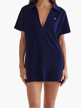 Ralph Lauren Navy Polo Swim Coverup